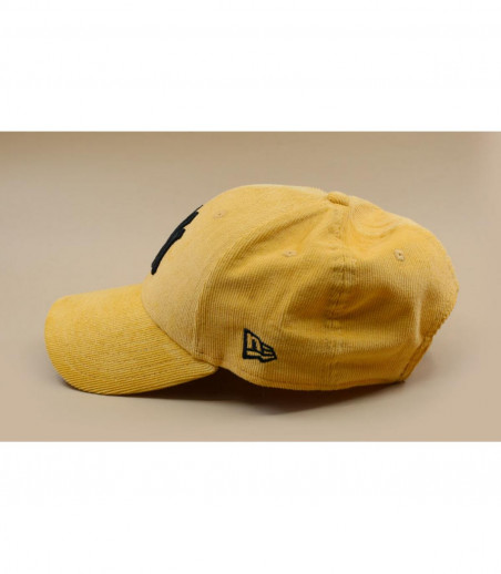 New Era casquette NY velours jaune